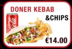 Doner Kebab & Chips deal